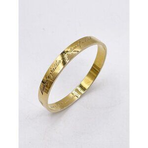 Kate Spade Gold Idiom Bangle Best Friend Ever Bracelet Partners in Crime Gift